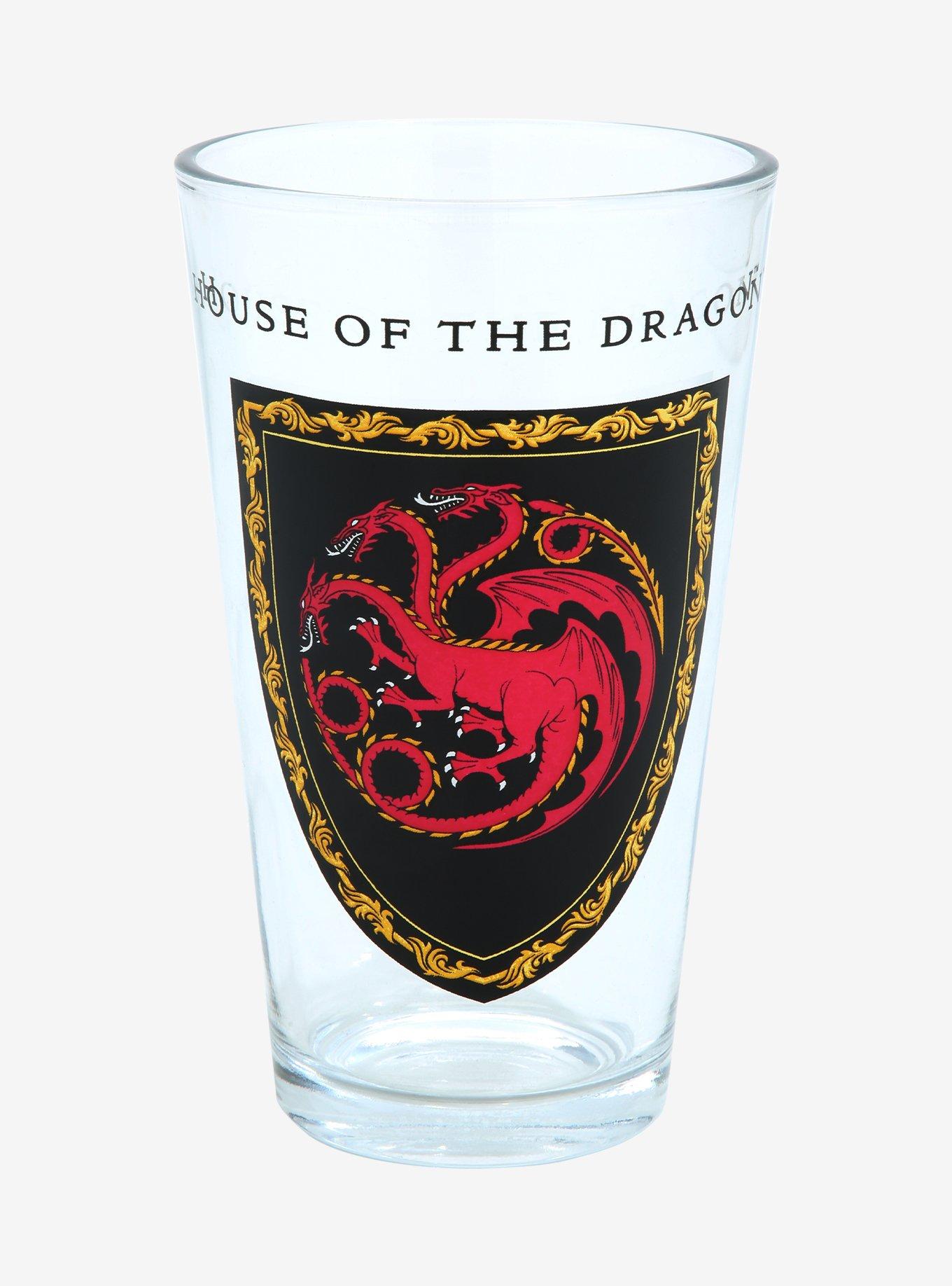 House Of The Dragon Targaryen Crest Pint Glass, , hi-res
