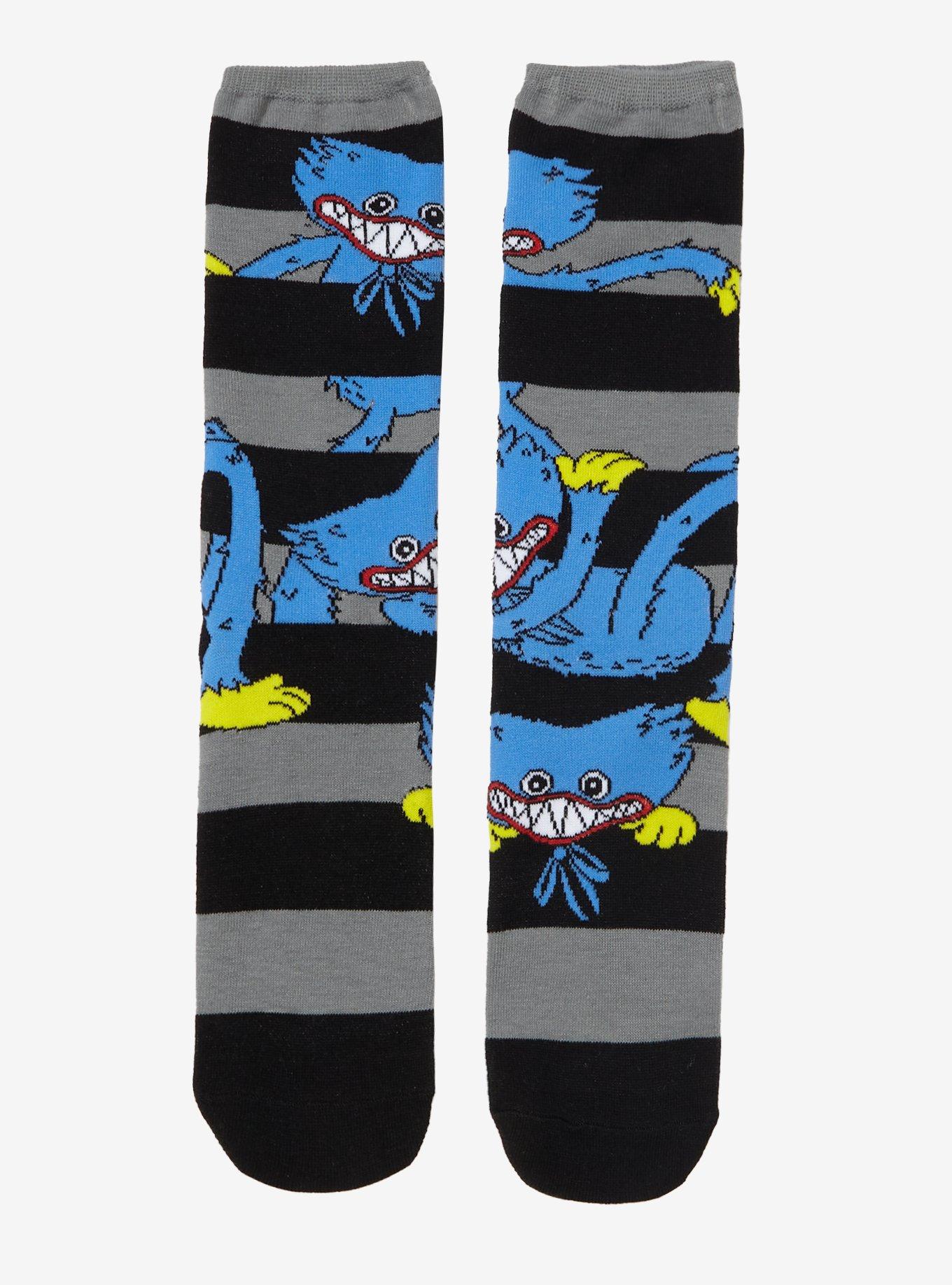 Poppy Playtime Huggy Wuggy Stripe Crew Socks, , hi-res