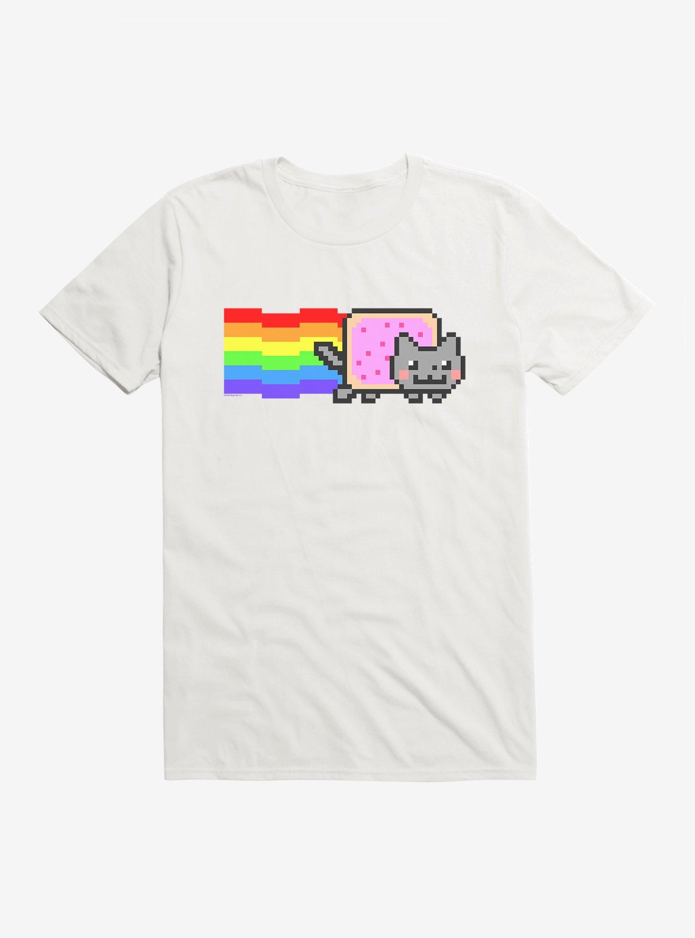 Nyan Cat Original T-Shirt, WHITE, hi-res