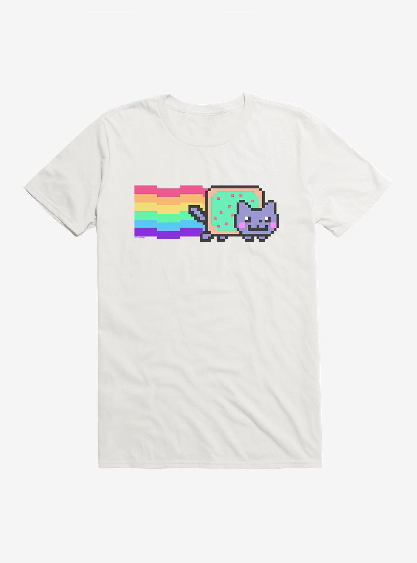Nyan Cat Vaporwave T-Shirt, , hi-res