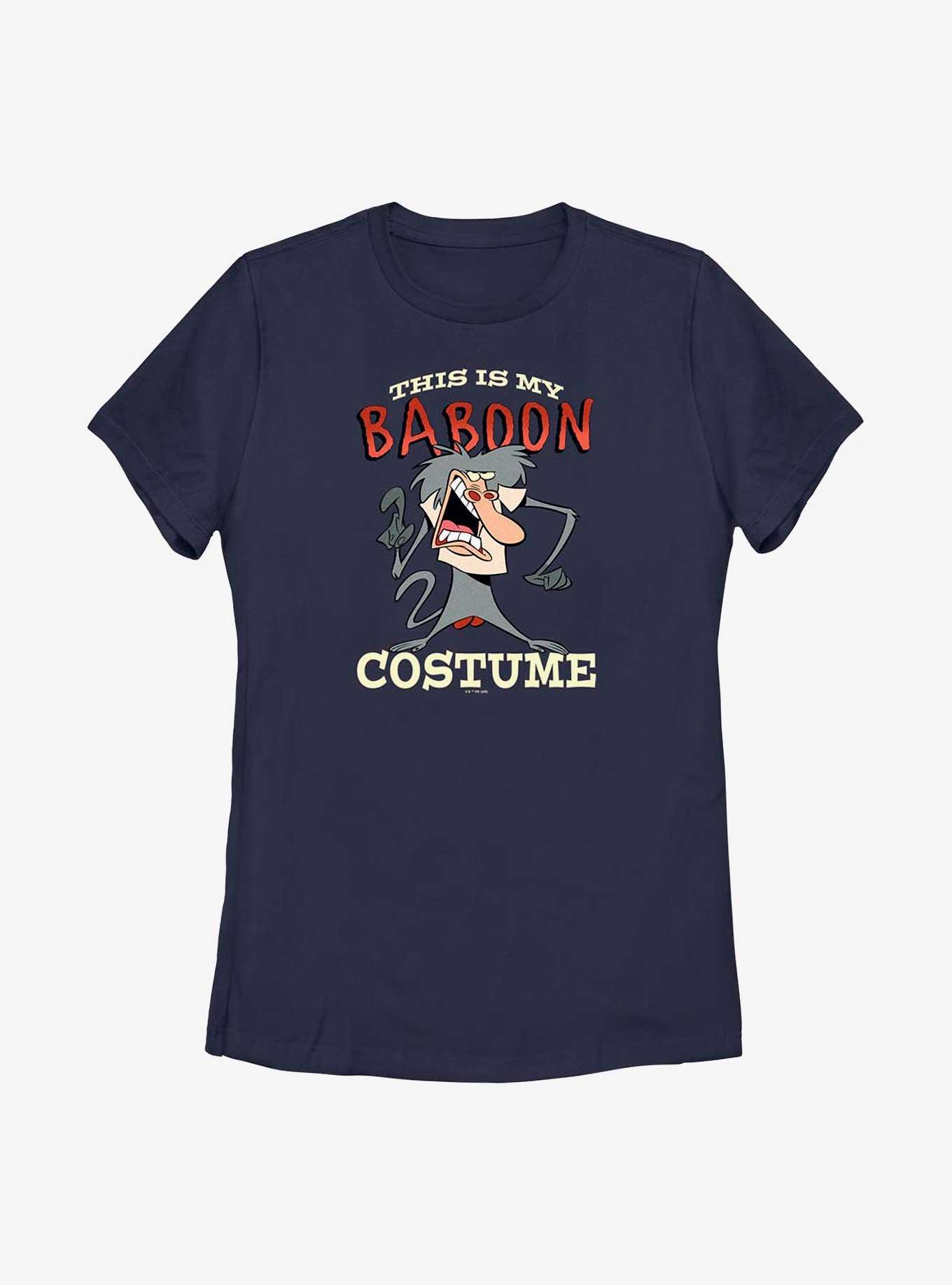 I Am Weasel My Baboon Costume Cosplay Womens T-Shirt, NAVY, hi-res