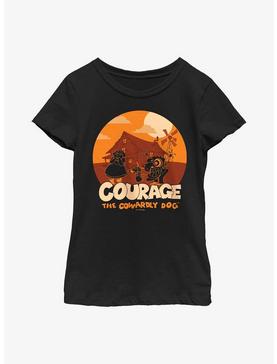 Courage The Cowardly Dog Haunt Youth Girls T-Shirt, , hi-res