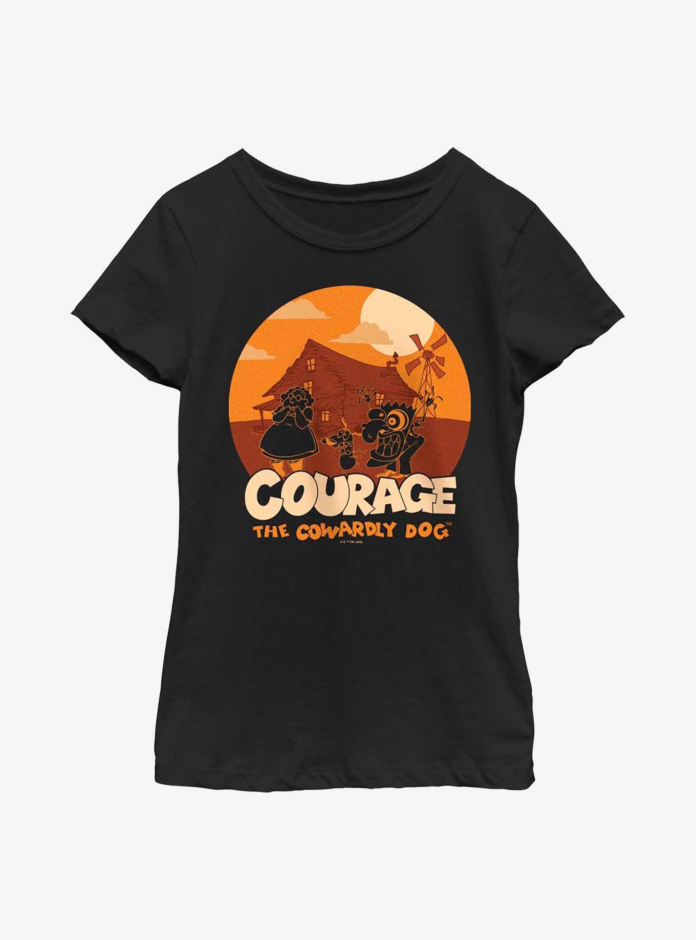 Courage The Cowardly Dog Haunt Youth Girls T-Shirt, , hi-res