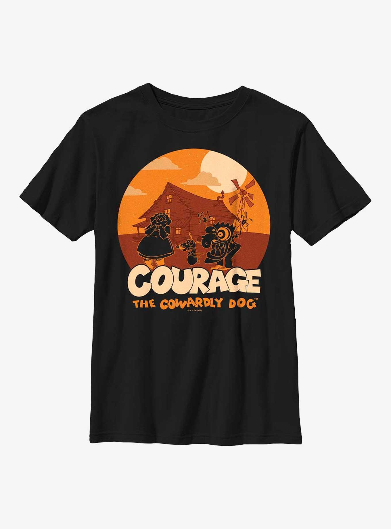 Courage The Cowardly Dog Haunt Youth T-Shirt, , hi-res