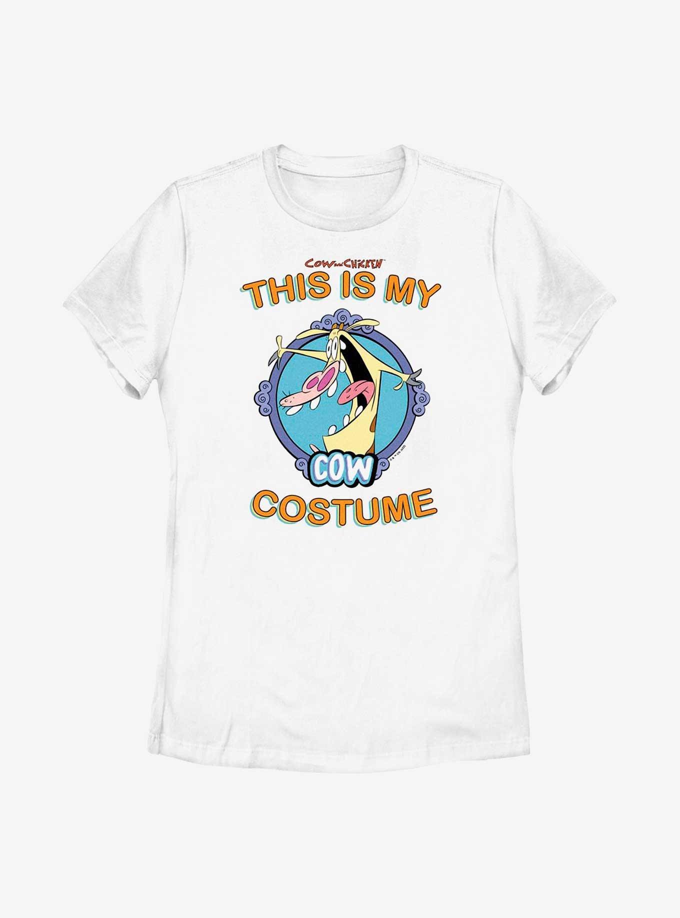 Cow And Chicken My Cow Costume Cosplay Womens T-Shirt, , hi-res