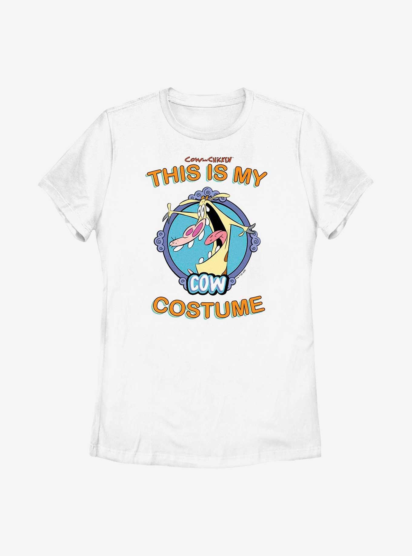 Cow And Chicken My Cow Costume Cosplay Womens T-Shirt, , hi-res