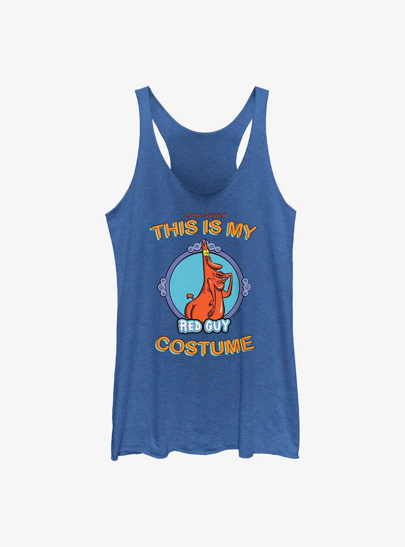Cow And Chicken My Red Guy Costume Cosplay Womens Tank Top, , hi-res