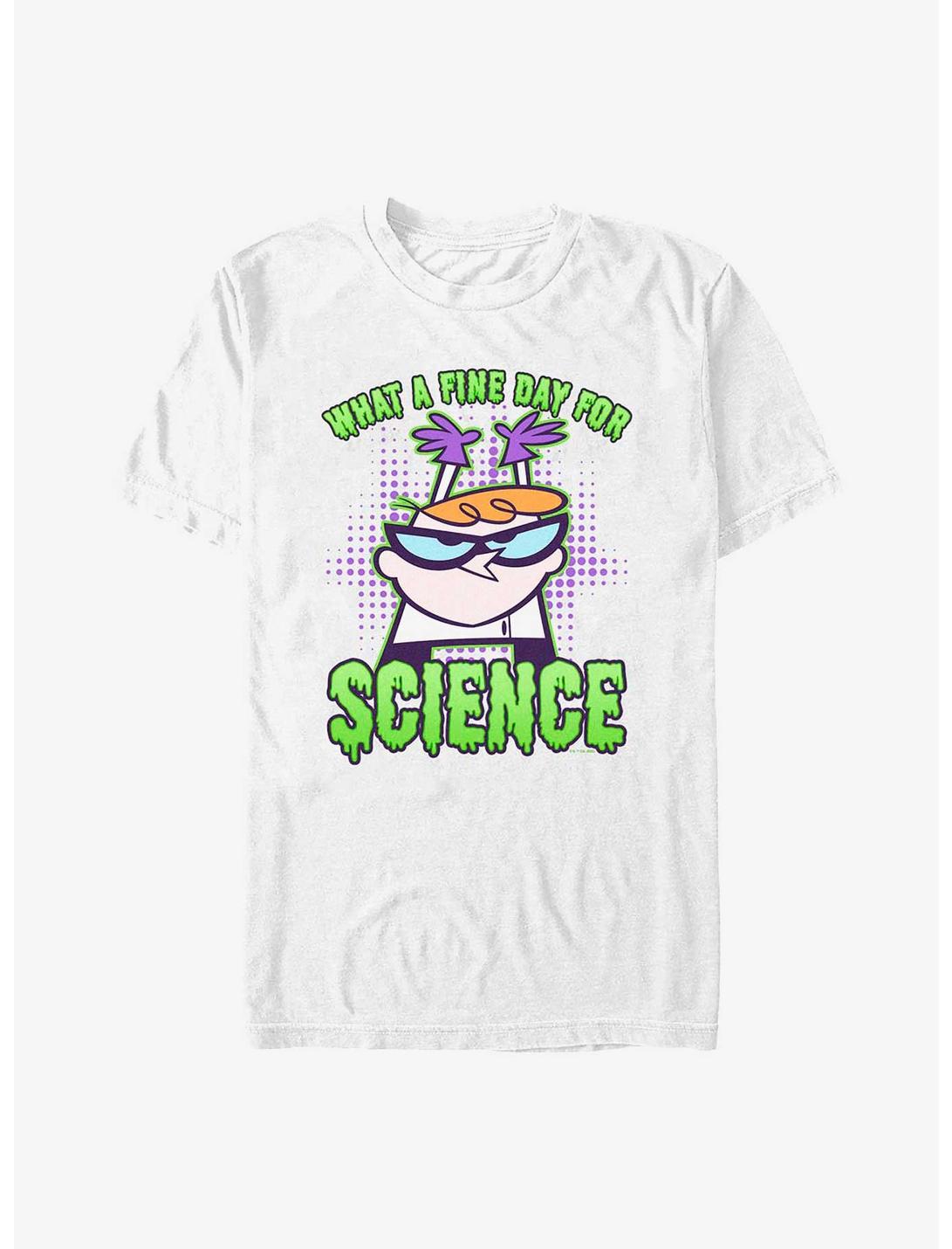 Dexter's Laboratory Fine Day For Science T-Shirt, WHITE, hi-res