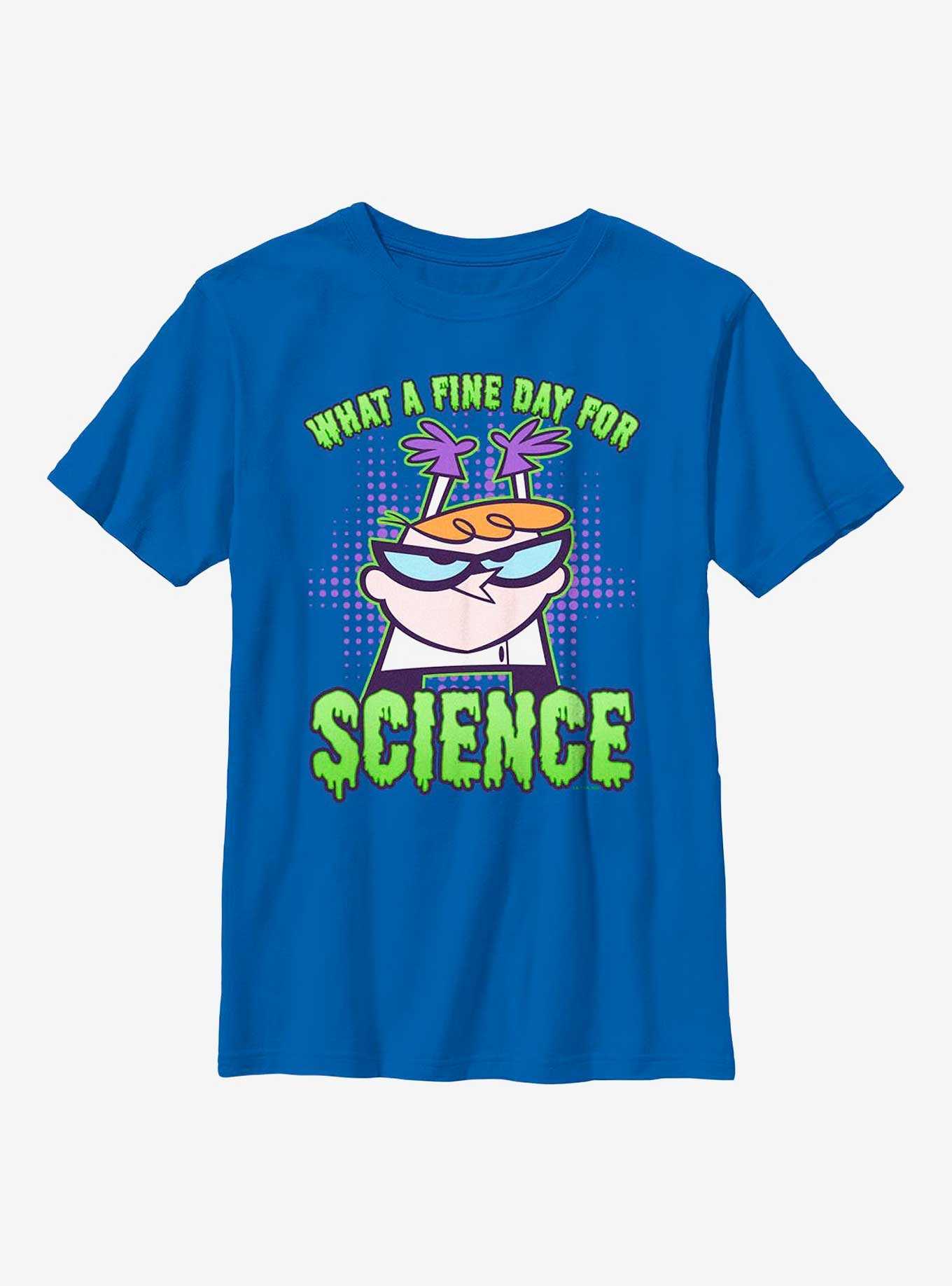 Dexter's Laboratory Fine Day For Science Youth T-Shirt, , hi-res