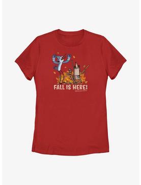 Regular Show Fall Is Here Mordecai & Rigby Womens T-Shirt, , hi-res