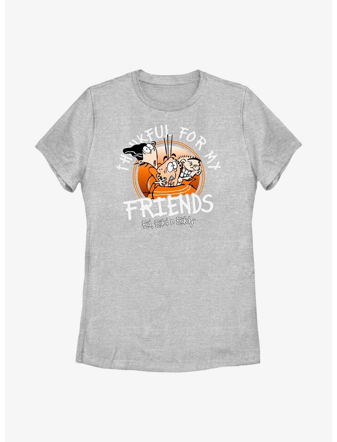 Ed, Edd, & Eddy Thankful For Friends Womens T-Shirt, ATH HTR, hi-res
