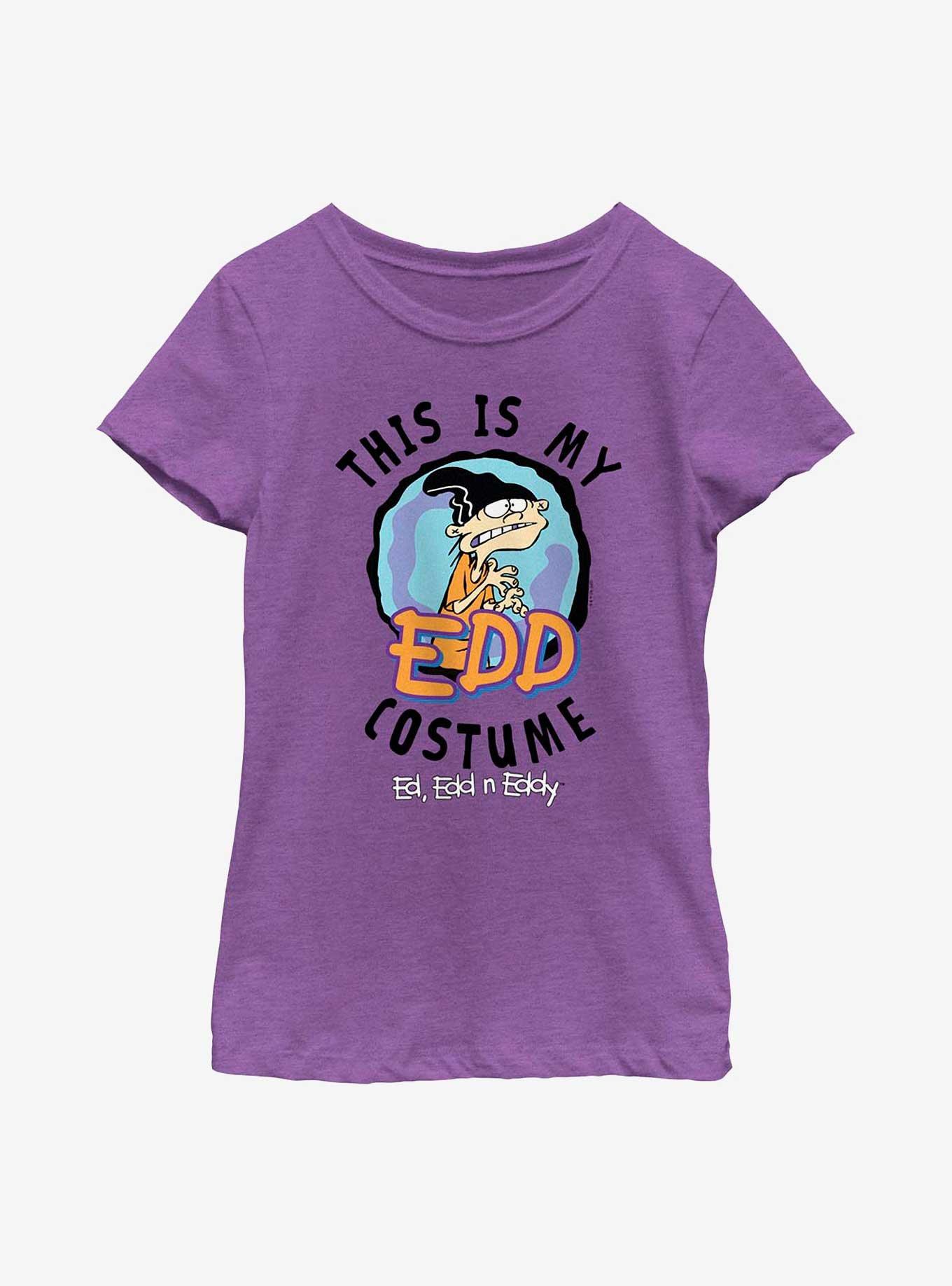 Ed, Edd, & Eddy My Edd Costume Cosplay Youth Girls T-Shirt, PURPLE BERRY, hi-res