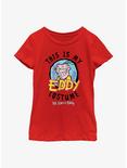 Ed, Edd, & Eddy My Eddy Costume Cosplay Youth Girls T-Shirt, RED, hi-res