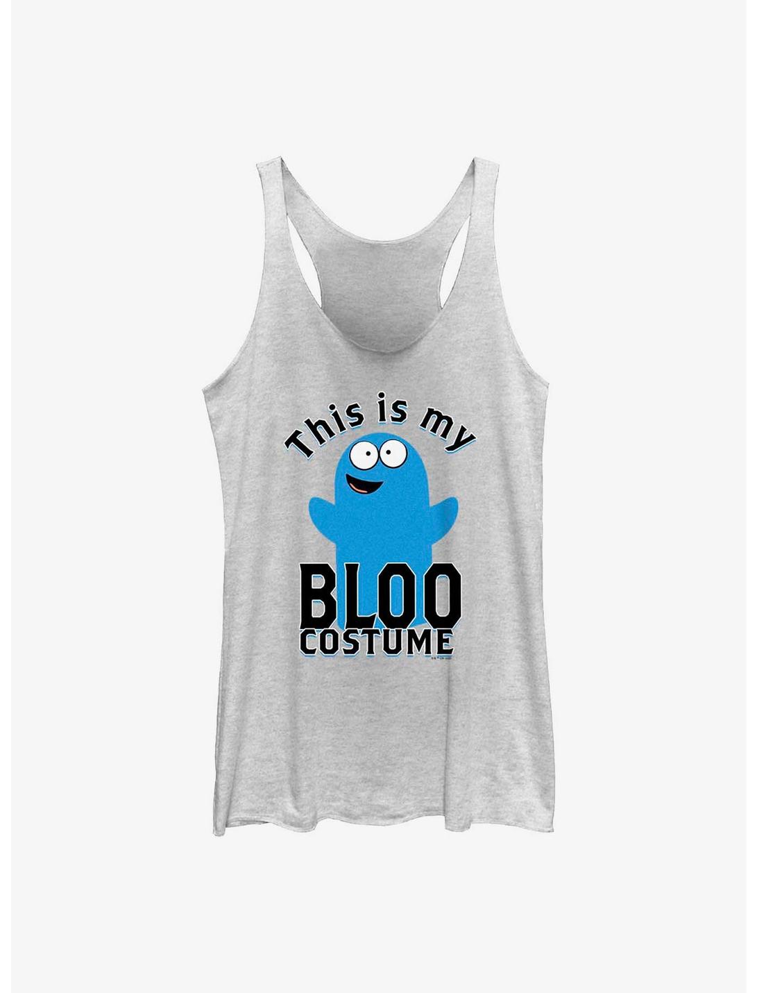 Foster's Home Of Imaginary Friends My Bloo Costume Cosplay Womens Tank Top, WHITE HTR, hi-res