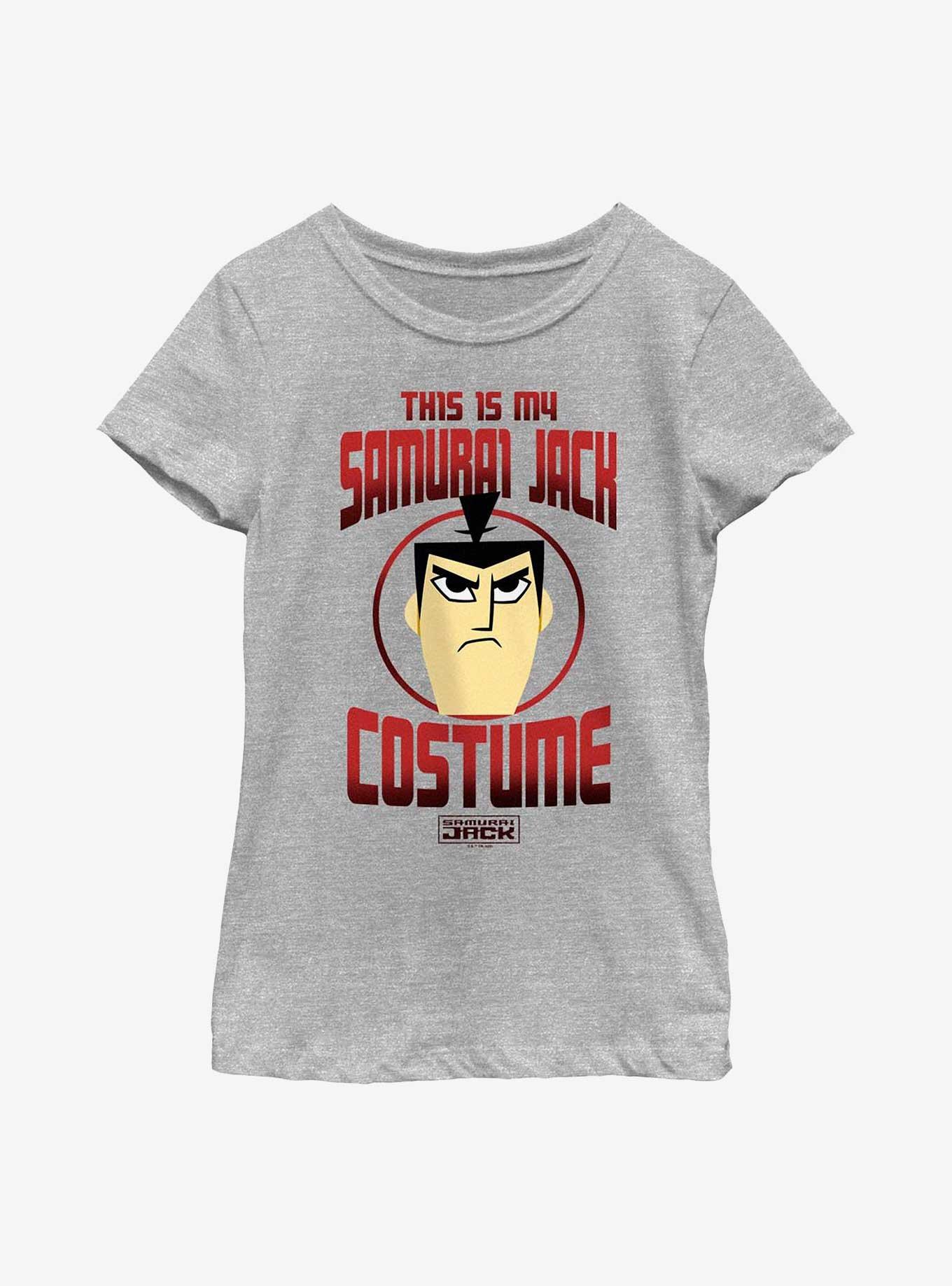 Samurai Jack My Samurai Jack Costume Cosplay Youth Girls T-Shirt, ATH HTR, hi-res