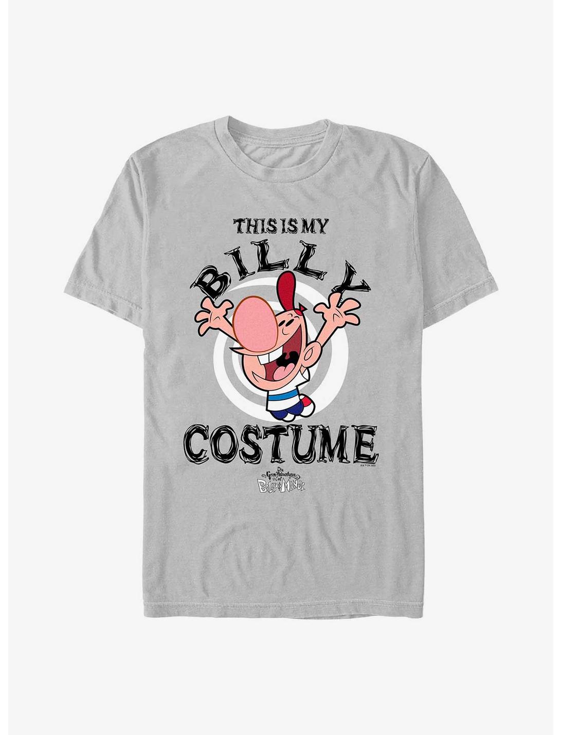 The Grim Adventures Of Billy And Mandy My Billy Costume Cosplay T-Shirt, SILVER, hi-res