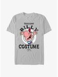The Grim Adventures Of Billy And Mandy My Billy Costume Cosplay T-Shirt, SILVER, hi-res
