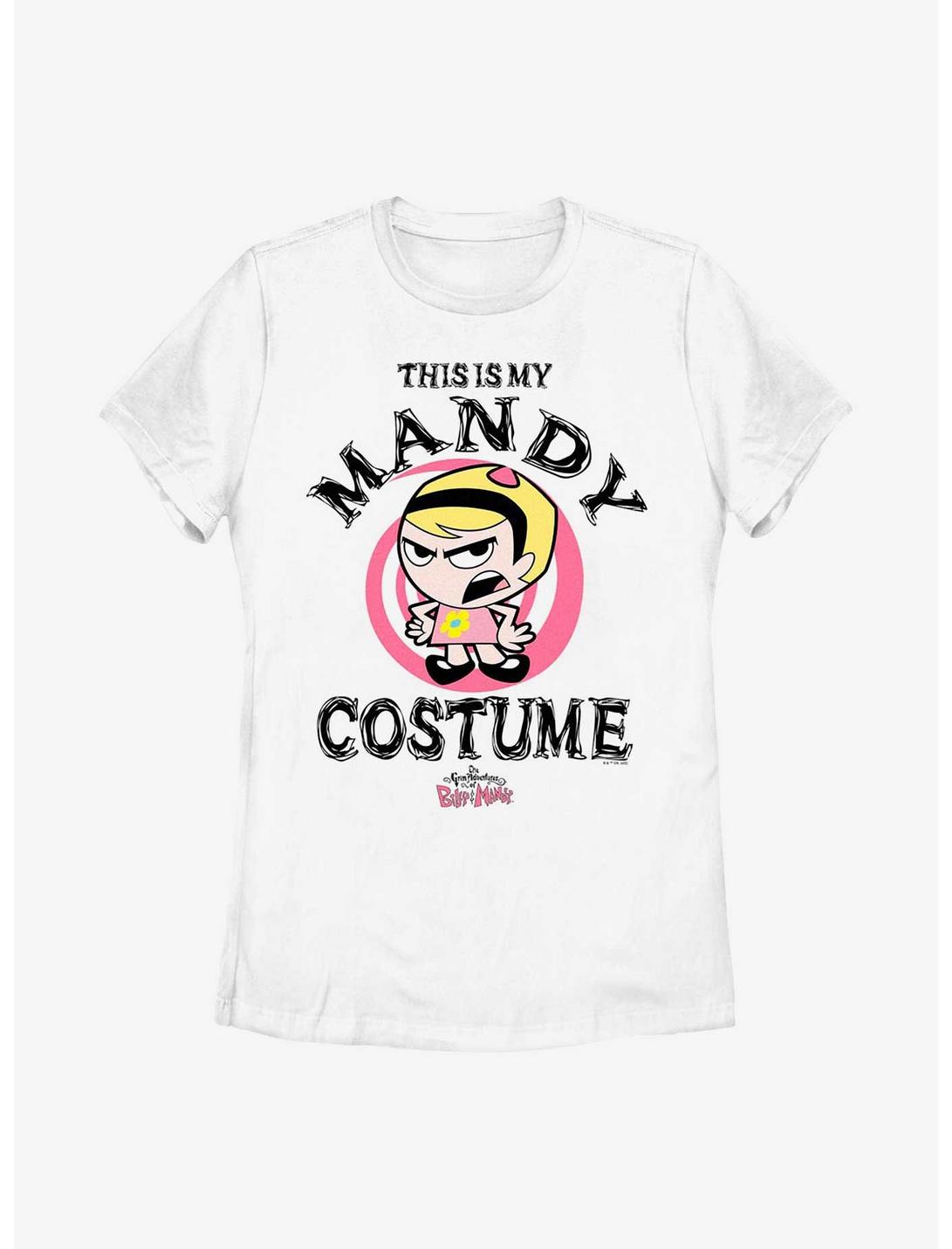 The Grim Adventures Of Billy And Mandy My Mandy Costume Cosplay Womens T-Shirt, WHITE, hi-res