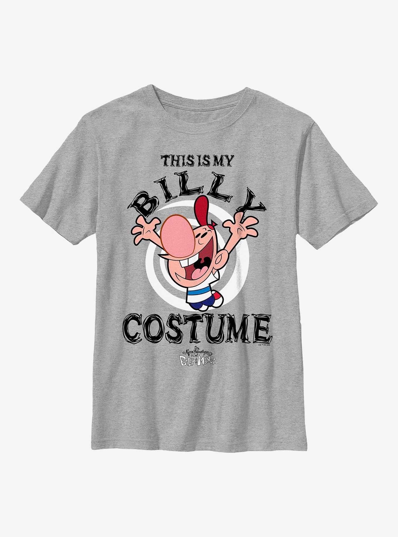 The Grim Adventures Of Billy And Mandy My Billy Costume Cosplay Youth T-Shirt, ATH HTR, hi-res