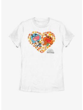 The Amazing World Of Gumball Leaf Heart Womens T-Shirt, , hi-res