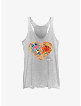 The Amazing World Of Gumball Leaf Heart Womens Tank Top, , hi-res