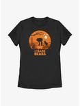 We Bare Bears Bears Haunt Womens T-Shirt, BLACK, hi-res