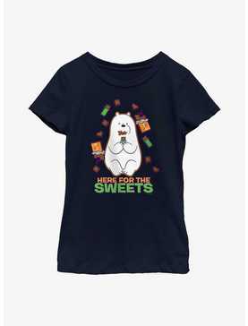 We Bare Bears Here For The Sweets Ice Bear Youth Girls T-Shirt, , hi-res