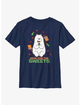 We Bare Bears Here For The Sweets Ice Bear Youth T-Shirt, , hi-res