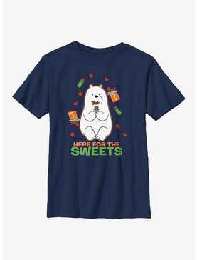 We Bare Bears Here For The Sweets Ice Bear Youth T-Shirt, , hi-res