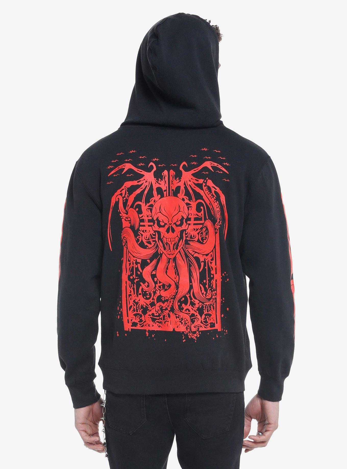 ブランドおしゃれ Paradis3 - Skull Hood Embroidered Hoodie ...