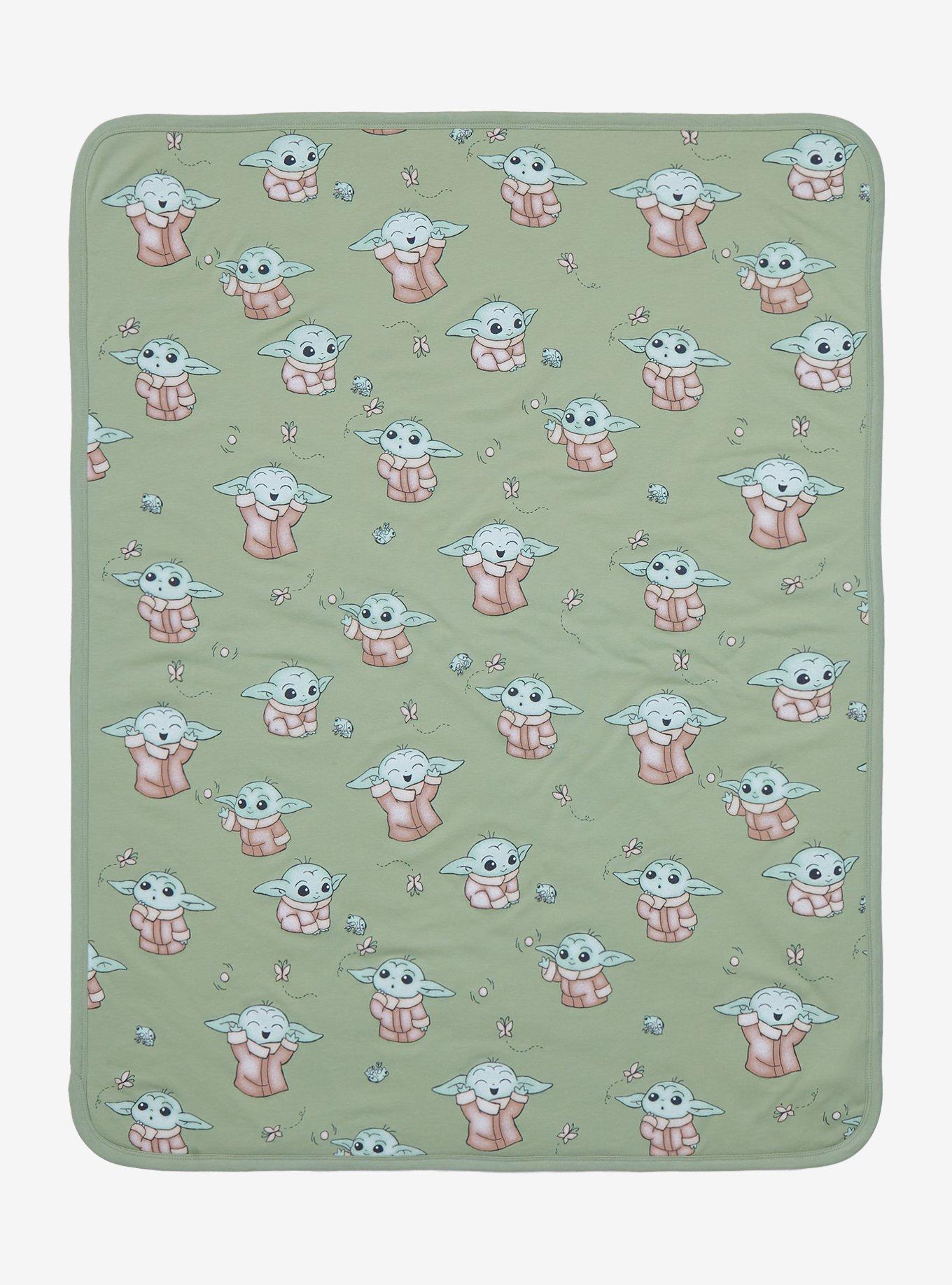 Star Wars The Mandalorian Grogu Expressions Baby Blanket, , hi-res