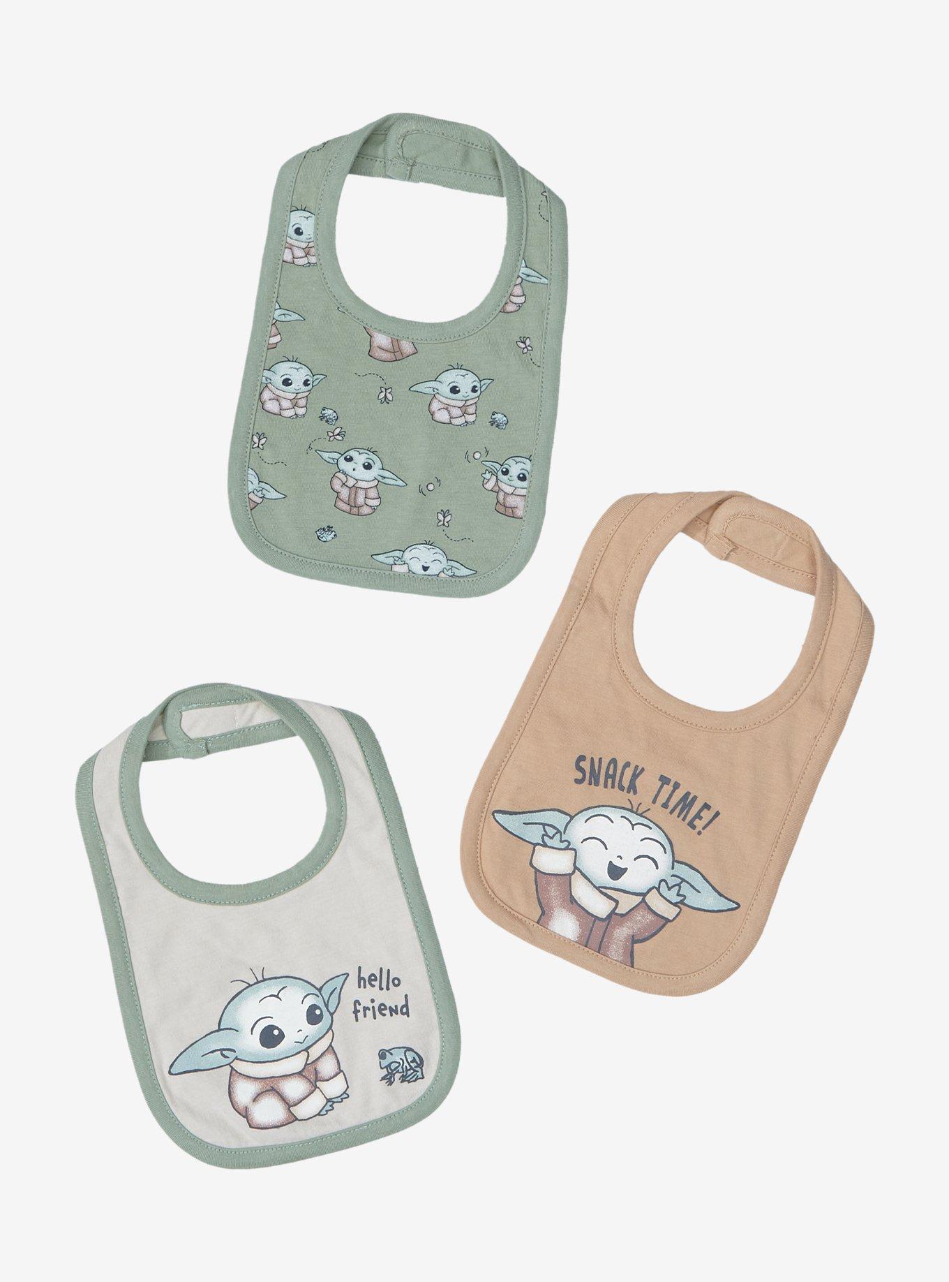 Star Wars The Mandalorian Grogu Snack Time Bib Set - BoxLunch Exclusive 