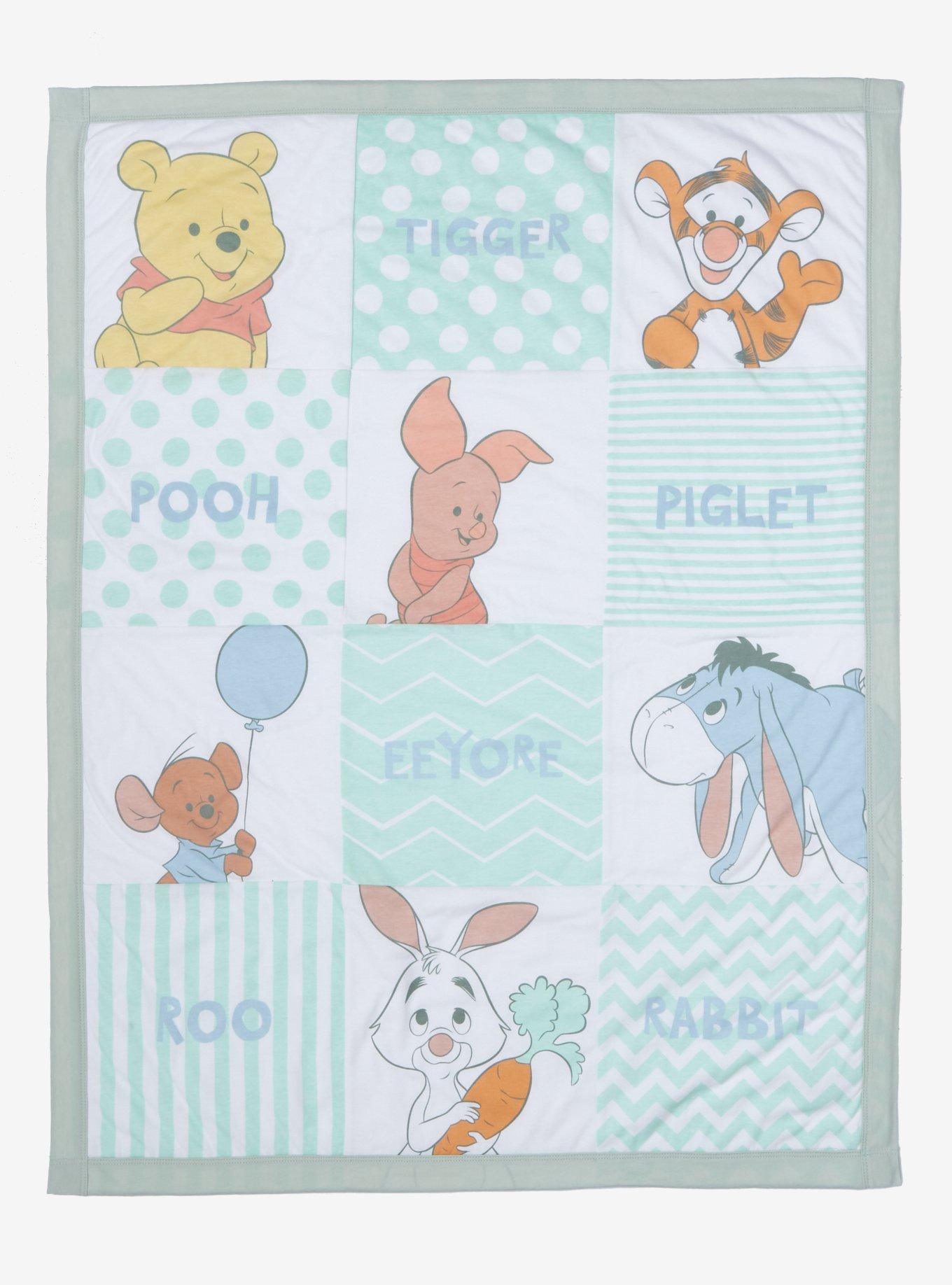 Disney Winnie the Pooh Baby Character Portraits Baby Blanket - BoxLunch Exclusive