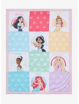 Disney Princess Portraits Baby Blanket - BoxLunch Exclusive, , hi-res