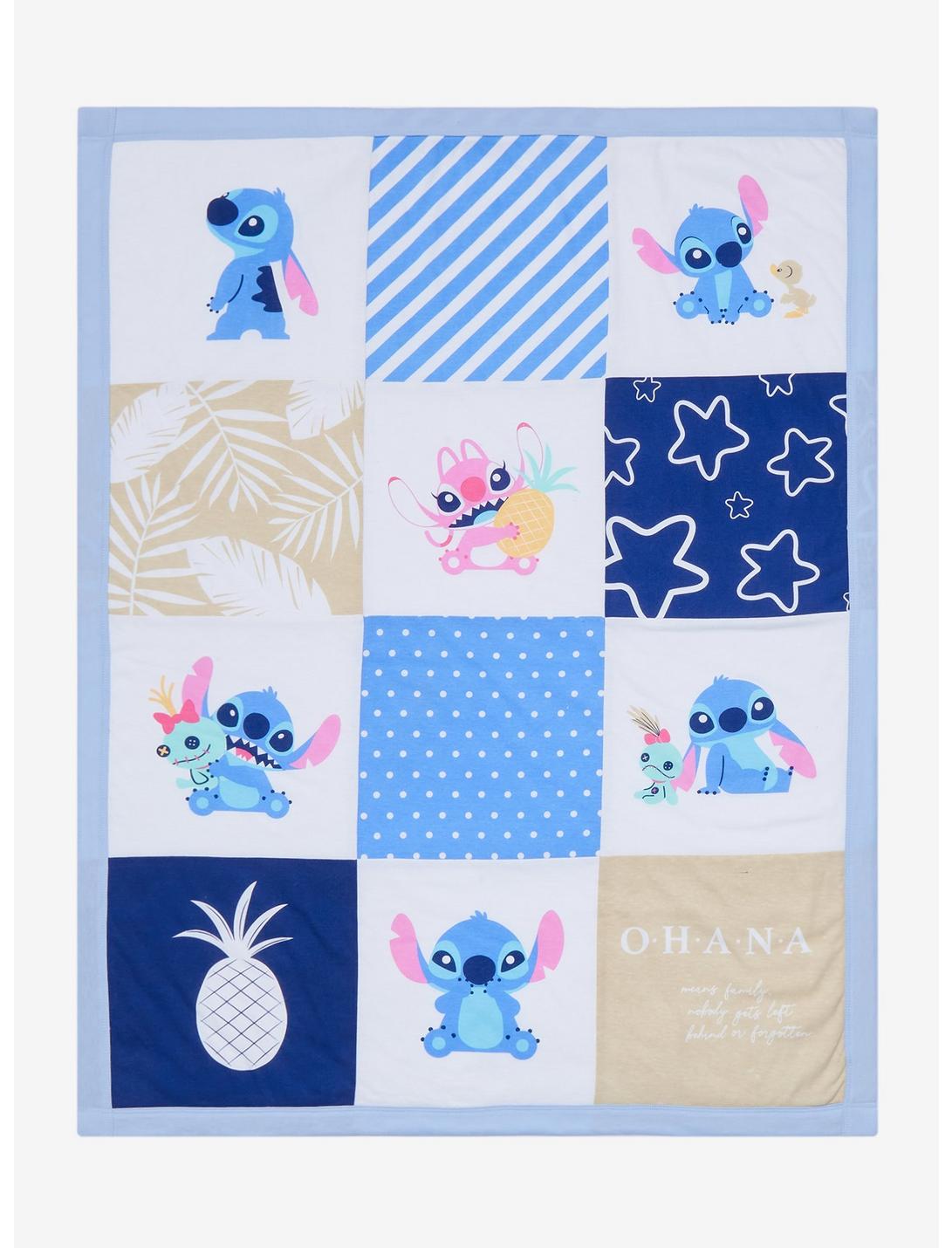 Disney Lilo & Stitch: The Series Baby Stitch & Angel Swaddle Blanket - BoxLunch Exclusive, , hi-res