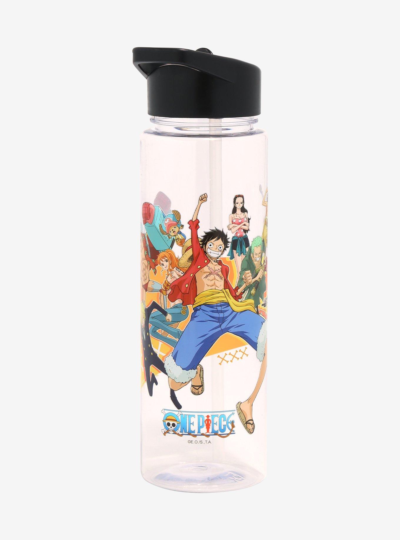 One Piece Straw Hats Water Bottle