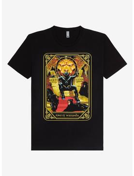Marvel Black Panther King of Wakanda Tarot Card T-Shirt - BoxLunch Exclusive, , hi-res