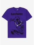 Marvel Black Panther Tonal Portrait T-Shirt - BoxLunch Exclusive, DARK PURPLE, hi-res