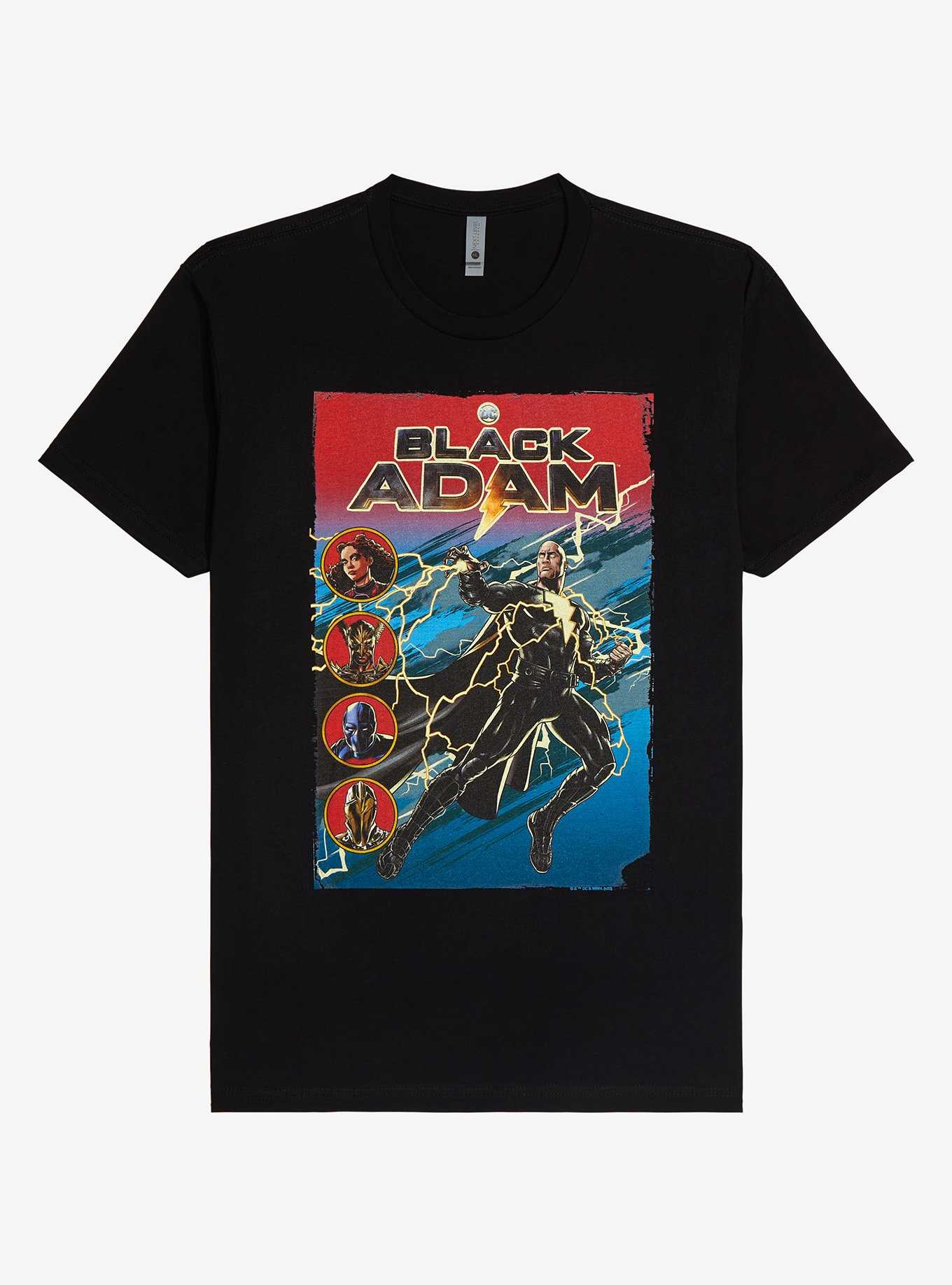 DC Comics Black Adam Character Poster T-Shirt - BoxLunch Exclusive, , hi-res