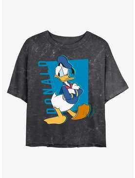 Disney Mickey Mouse Donald Pop Mineral Wash Crop Girls T-Shirt, , hi-res