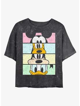 Disney Mickey Mouse Eyes On You Mineral Wash Crop Girls T-Shirt, , hi-res