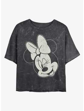 Disney Minnie Mouse Minnie Wink Mineral Wash Crop Girls T-Shirt, , hi-res