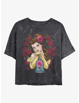Disney Beauty and the Beast Rose Belle Mineral Wash Crop Girls T-Shirt, , hi-res