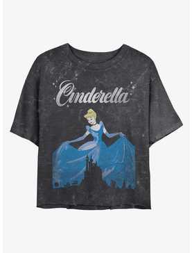 Disney Cinderella Dancing Cinderella Mineral Wash Crop Girls T-Shirt, , hi-res