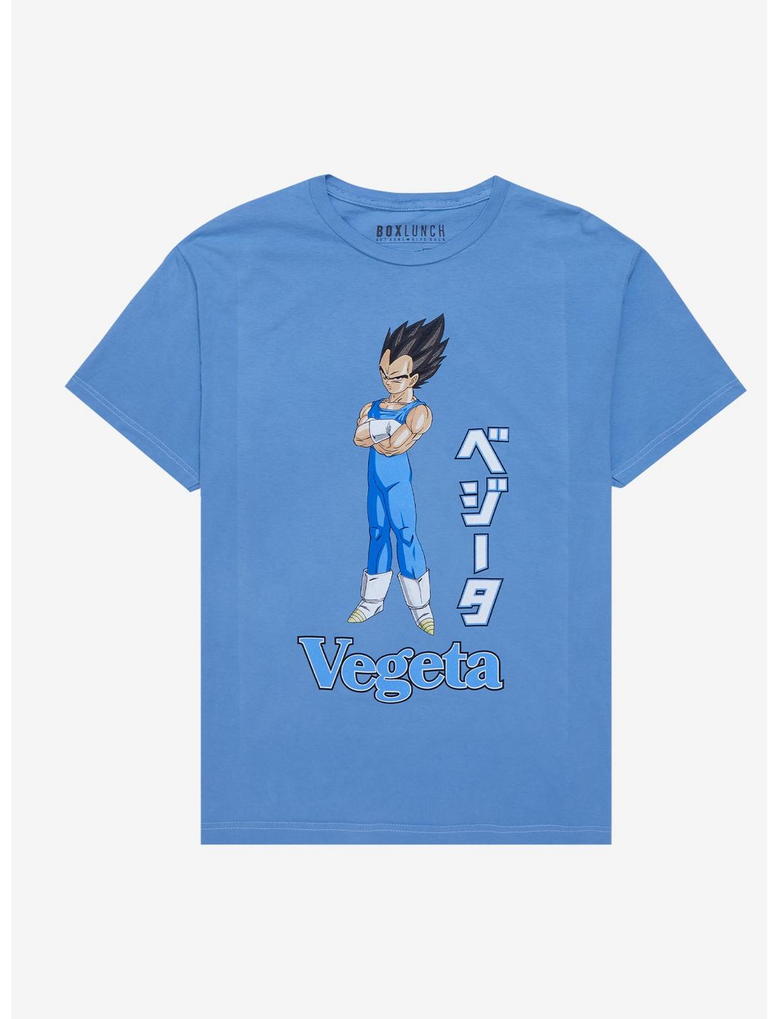 Dragon Ball Z Vegeta Portrait T-Shirt - BoxLunch Exclusive, LIGHT BLUE, hi-res