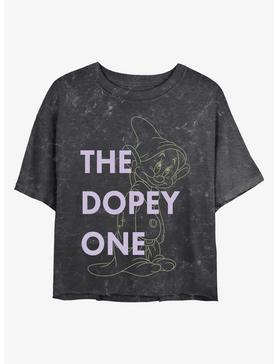 Disney Princesses One Dopey Dwarf Mineral Wash Crop Girls T-Shirt, , hi-res