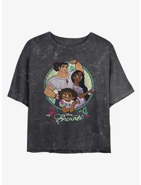 Disney Encanto Sisters Mineral Wash Crop Girls T-Shirt, , hi-res