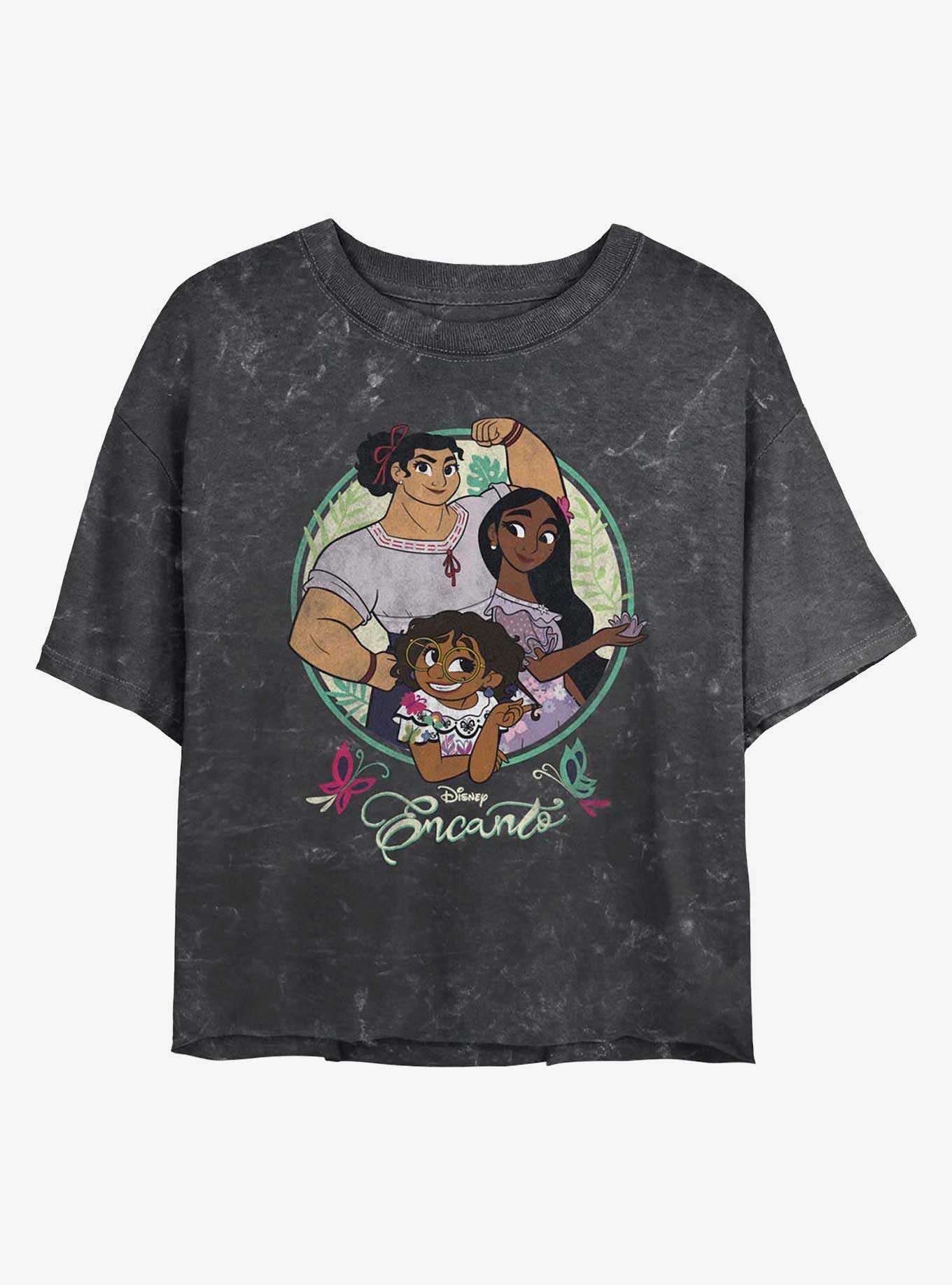 Disney Encanto Sisters Mineral Wash Crop Girls T-Shirt, , hi-res