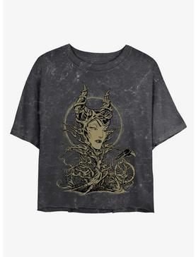 Disney Maleficent The Gift Maleficent Mineral Wash Crop Girls T-Shirt, , hi-res