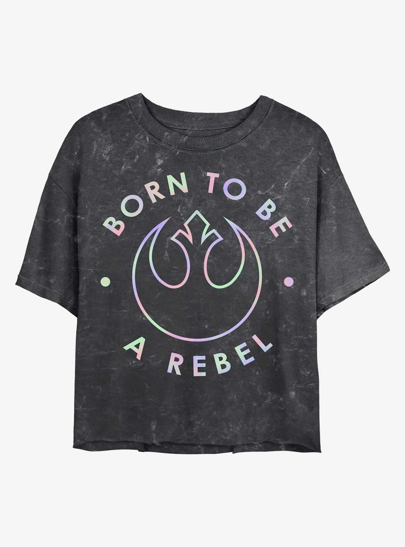 Born a rebel star wars sale shirt